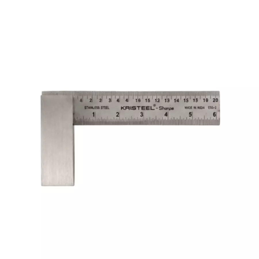 Kristeel Engineers Square Graduated Scale 68 mm x 40 mm Stainless Steel, ESG2
