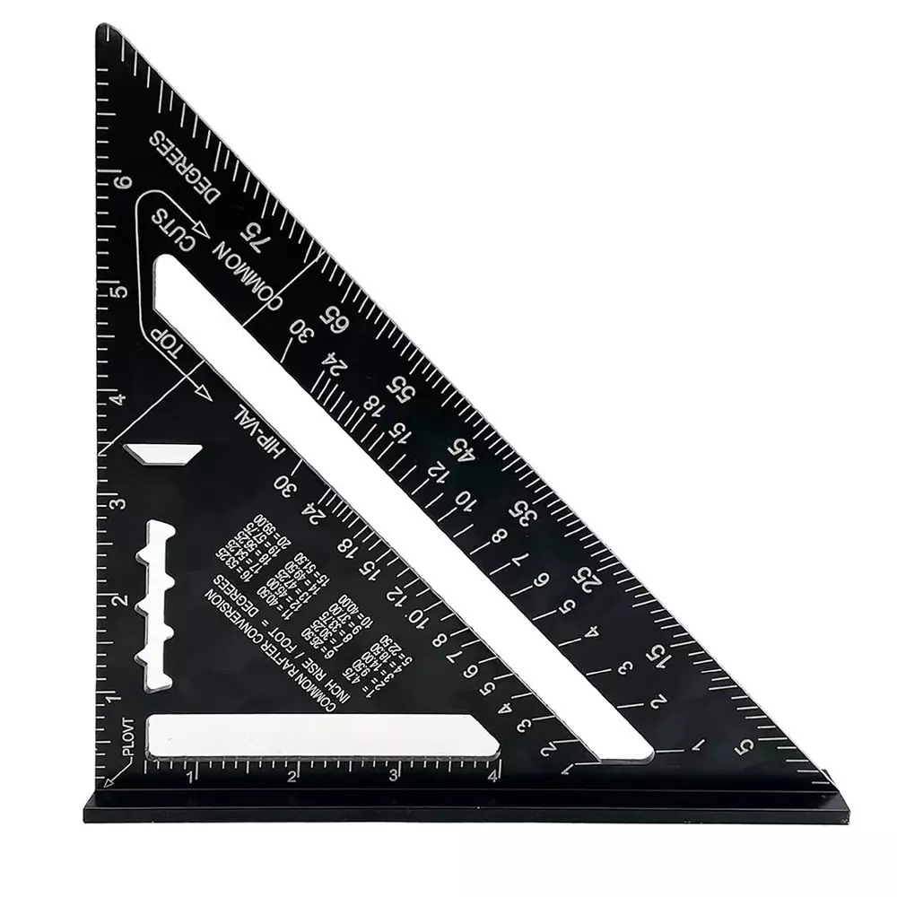 FLAMINGO ENTERPRISE Rafter Tri-Square Stainless Steel 265 mm Tongue & 188 mm Blade Length, FM-49