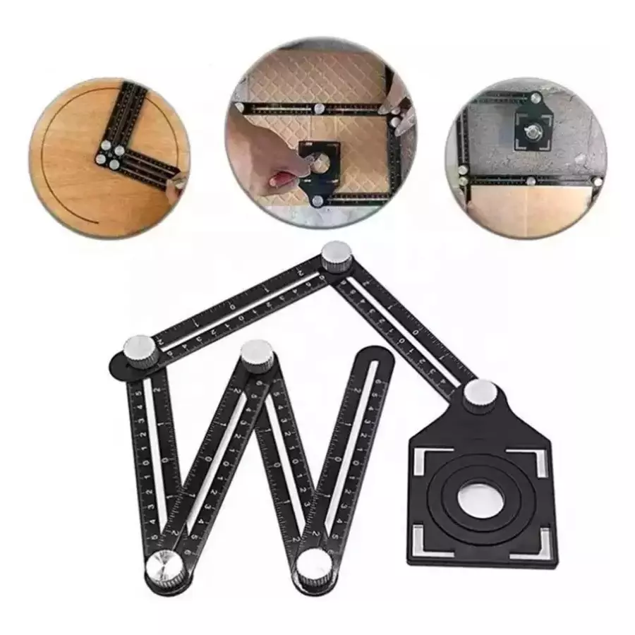 Helmik Multi Angle Measuring Ruler Aluminium Alloy