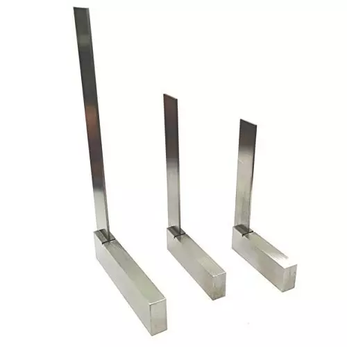 Assorts Machinist Try Square Tool Steel 75, 100 & 150 mm Size (Pack of 3)