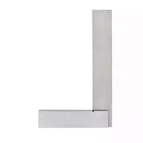 Buyohlic International Engineering Try Square Mild Steel Body Size 4 inch (100 mm) for Wood Working, Metal Working, 3M-FA66-GMYQ