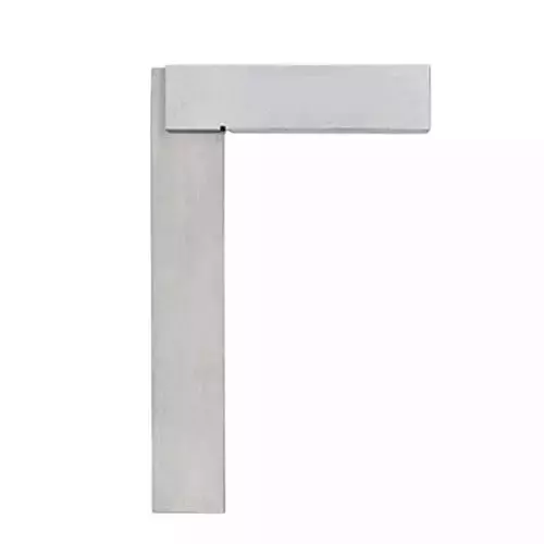 Buyohlic International Engineering Try Square Mild Steel Body Size 4 inch (100 mm) for Wood Working, Metal Working, 3M-FA66-GMYQ