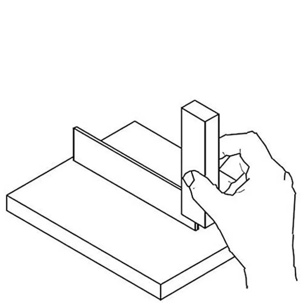 Aastha Tools Engineer Try Square 6 inch, 8 inch, 10 inch, and 12 inch (150 mm, 200 mm, 250 mm, 300 mm) (Set of 4)