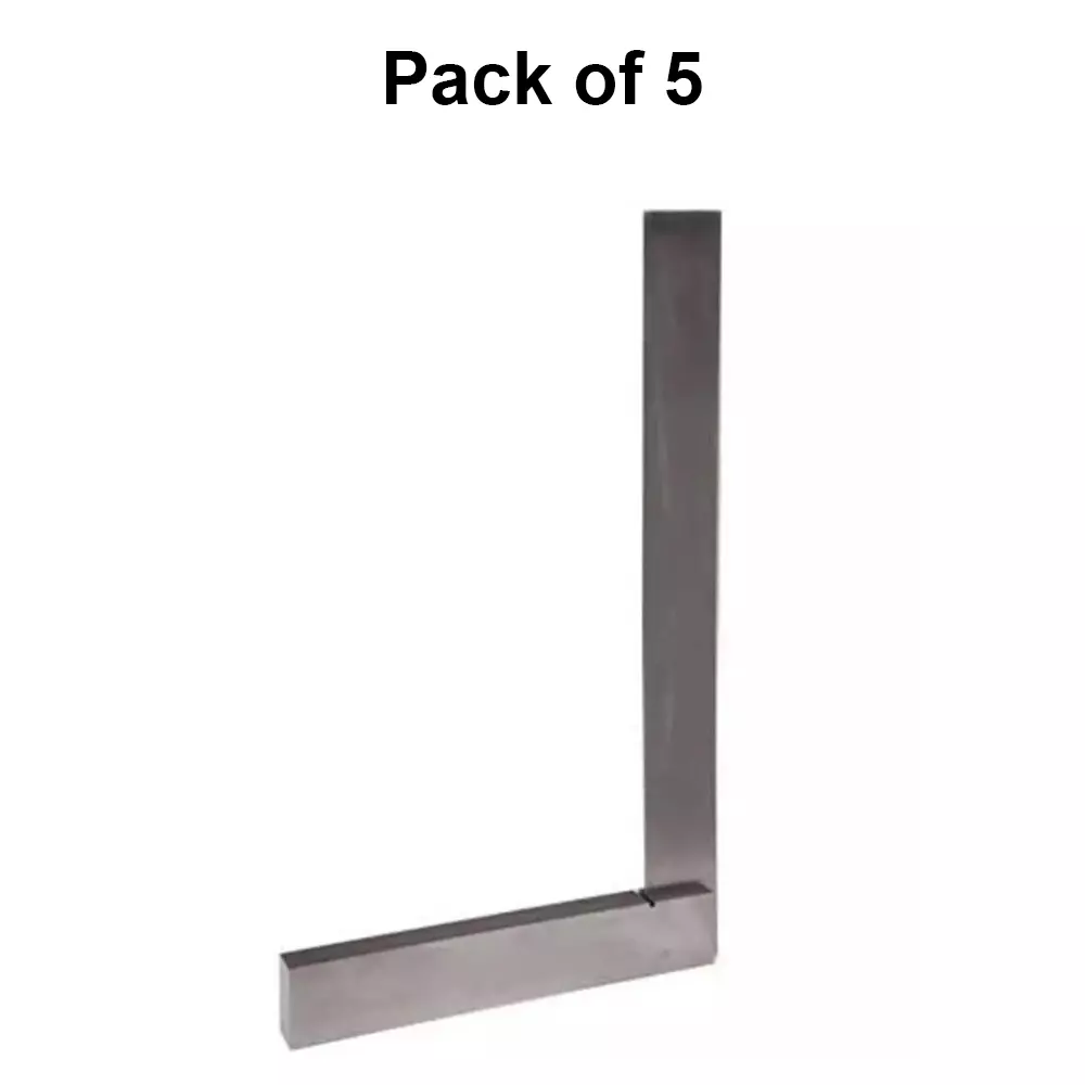 aastha-tools-engineering-try-square-1524-mm-6-inch-blade-length-stainless-steel-body-silver-pack-of-5
