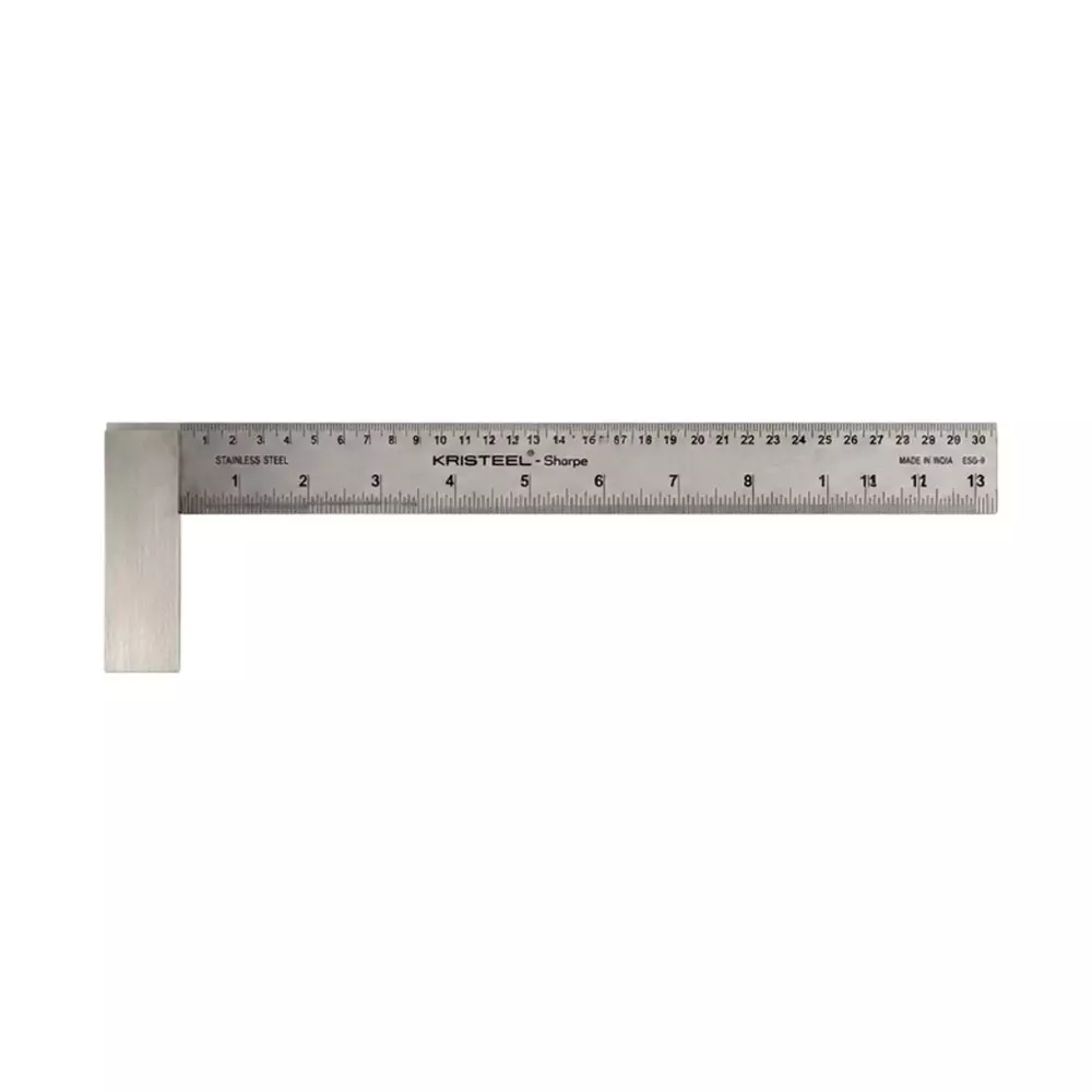 Kristeel Engineers Square Graduated Scale 258 mm x 135 mm Stainless Steel, ESG9