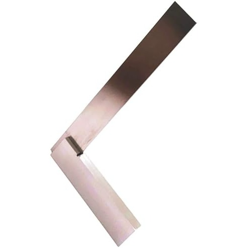 A.D INTERNATIONAL Tool Steel Machinist Try Square in Silver Color and 3 inch (75 mm) Size for DIY, Woodworking, Metalworking, General Workshop Layout, WK-08W8-1Y1O