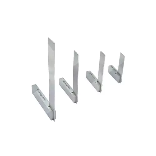 A.D INTERNATIONAL Tool Steel Machinist Try Square Size 2 inch (50 mm), 3 inch (75 mm), 4 inch (100 mm) & 6 inch (150 mm), LA-J2IZ-N5H8 (Set of 4)