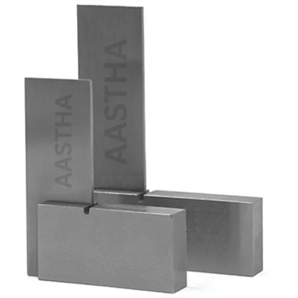 Aastha Tools Engineering Square Kit 1 inch and 2 inch (25 mm and 50 mm) Blade Length (Set of 2)