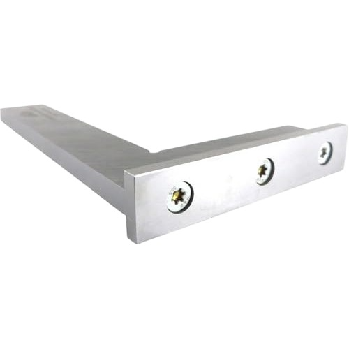 A.D INTERNATIONAL Tool Steel Try Machinist Square with Wide Base Size 80x50 mm and Accuracy Within 15 Microns, 64-0G4P-F277