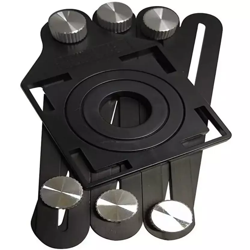 Fairmate Multi Angle Tile Hole Maker Measuring Tool Non Magnetic Metal Black 30 cm for Home & Professional Use