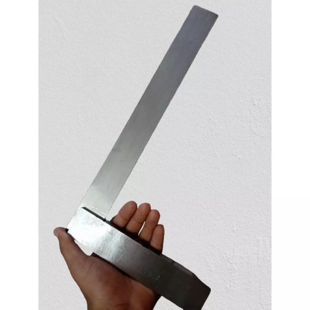Aastha Tools Engineering Try Square 304.8 mm (12 inch) Blade Length & 177.8 mm Tongue Length (Pack of 2)