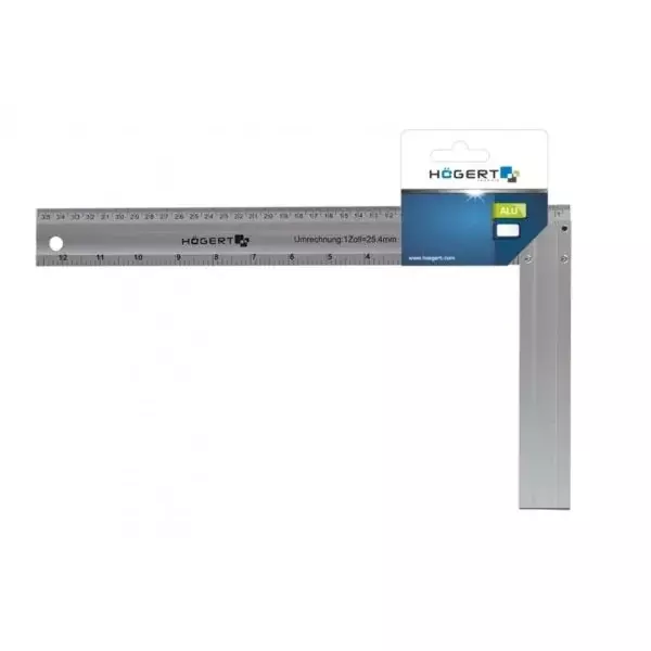 Hogert Technik Carpenter Square Aluminium Alloy Body, 250 mm Length x 190 mm Height, HT4M202