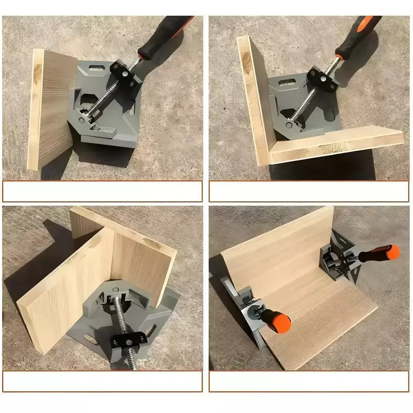 Heptik Corner Clamp With Adjustable Jaw 90° for Woodworking, Welding, and Photo Framing