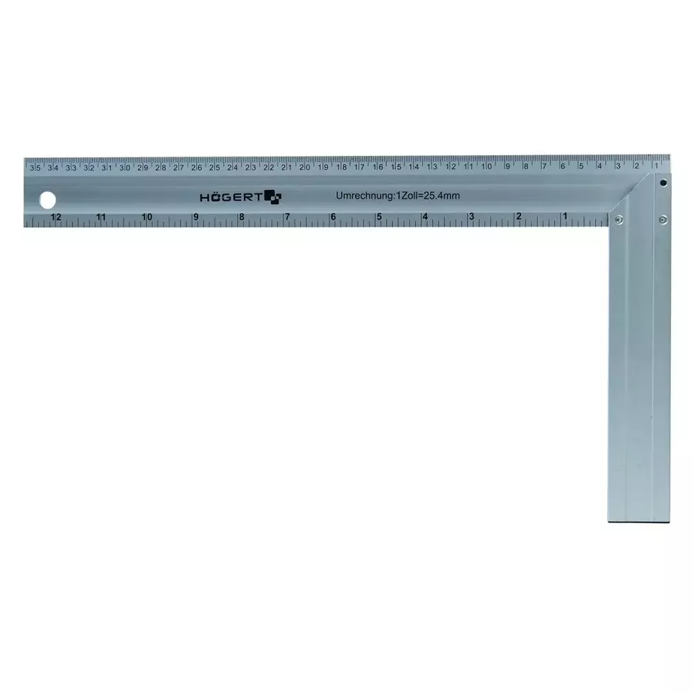 Hogert Technik Carpenter Square Aluminium Alloy Body, 450 mm Length x 190 mm Height, HT4M206