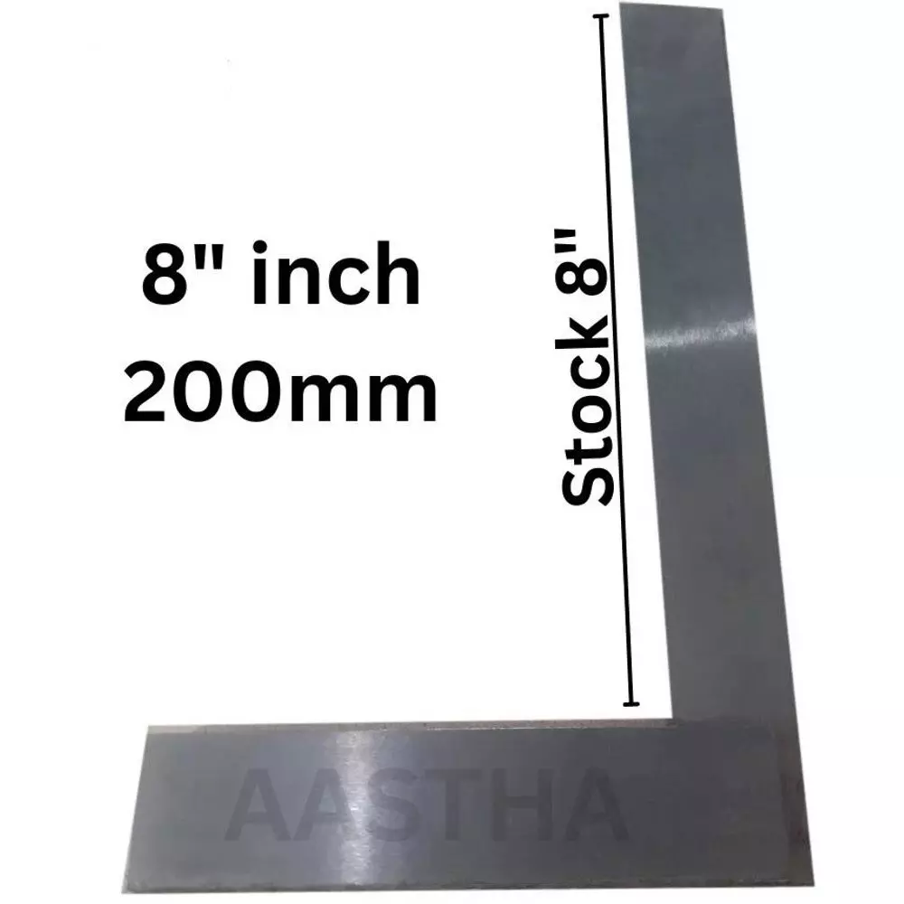 Aastha Tools Engineer Try Square 200 mm (8 inch) Blade Length & 120 mm Tongue Length
