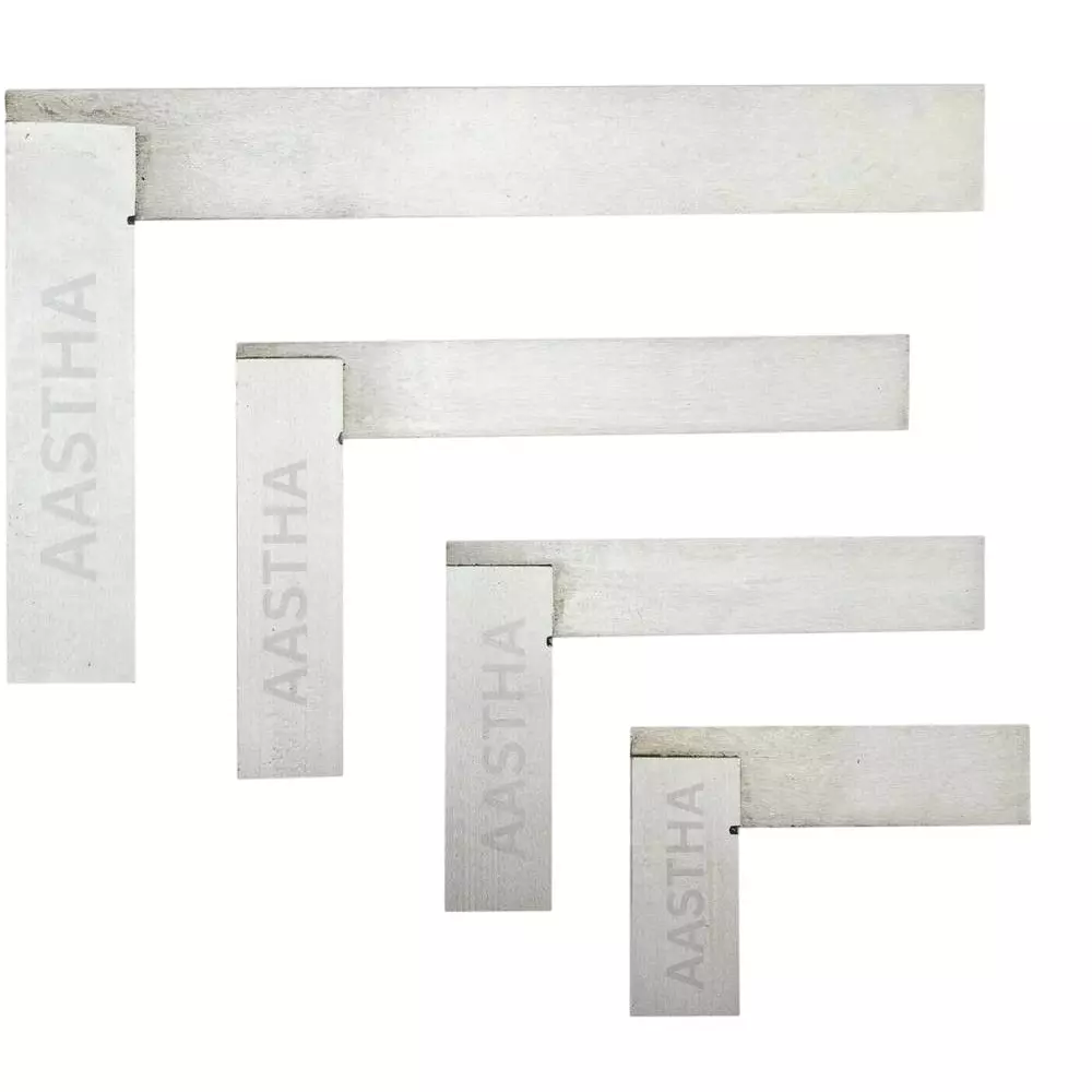 Aastha Tools Engineer’s Precision Try Square 2 inch, 3 inch, 4 inch, and 6 inch (50 mm, 75 mm, 100 mm, 150 mm) (Set of 4)