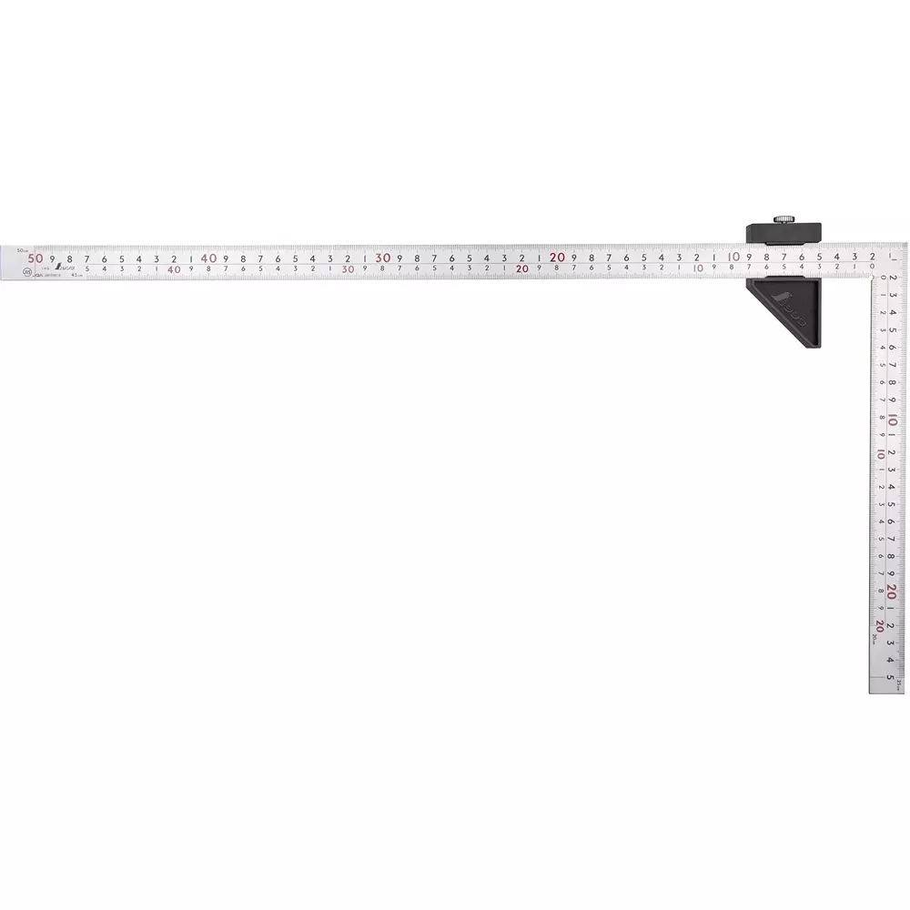 Shinwa Rules Silver Curved Ruler with General Calibration, 12443