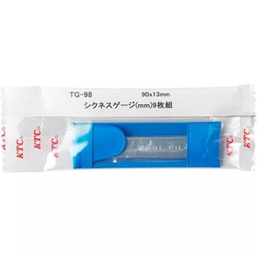Ktc Thickness Gauge 0.04 mm to 0.30 mm Range 90 mm Length, TG-98 (Pack of 9)