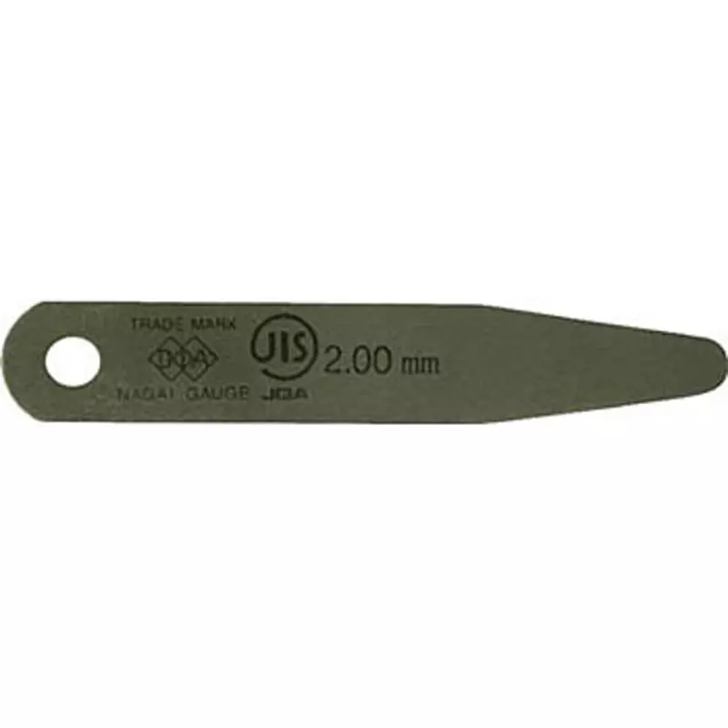 NAGAI GAUGES Clearance Gauge B Shape, 75B2.00 (2.00X12.7X75MM)
