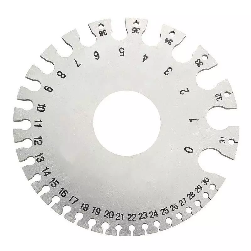 YADAV Wire Measuring Gauge Round SWG & AWG 0–36 Diameter & Thickness Tool