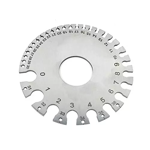 YADAV Wire Measuring Gauge Round SWG & AWG 0–36 Diameter & Thickness Tool