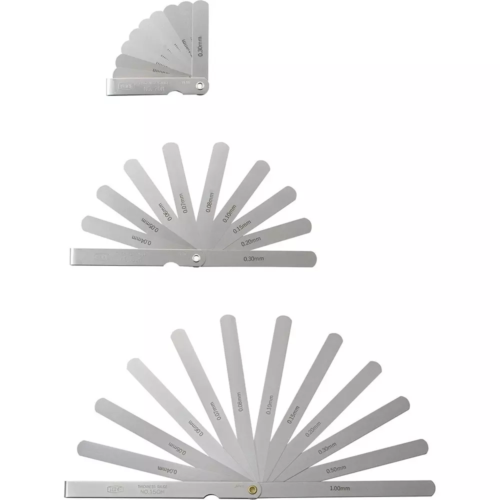 TONE Thickness Gauge Silver 136 mm Length, 150M