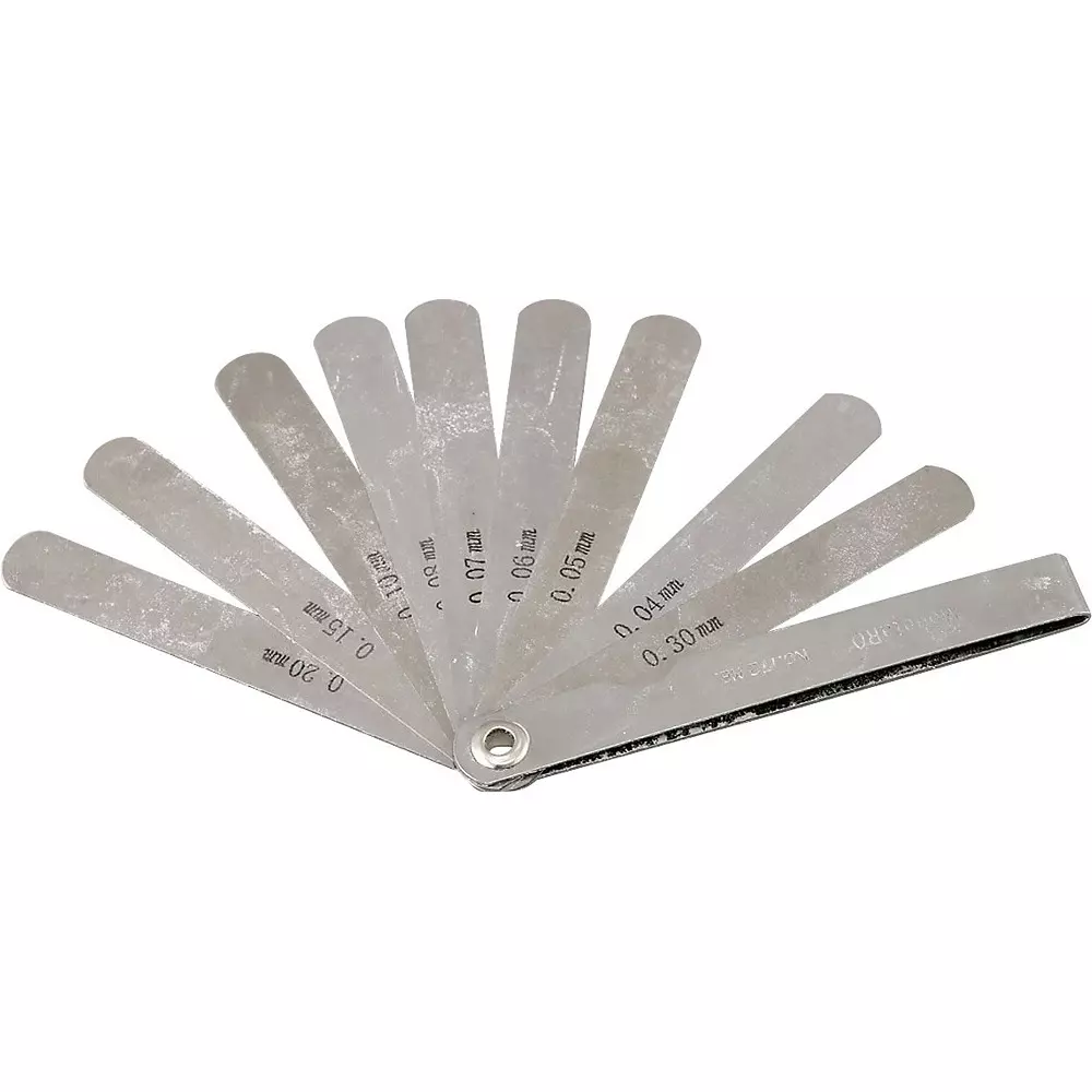 MonotaRO Feeler Gauge SK Hardened Steel 100 mm Leaf Length and 12.7 mm width, 172MB