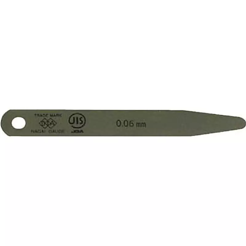 NAGAI GAUGES Clearance Gauge B Shape, 100B0.06 (0.06X12.7X100MM)