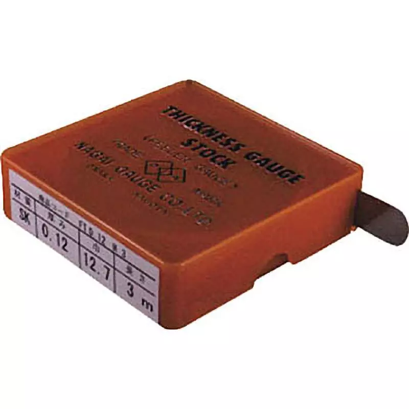 NAGAI GAUGES Stock Filler Gauge Carbon tool steel Material, FT0.12M3 (0.12X12.7X3M)