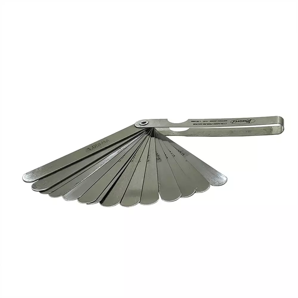 Assorts Thickness Metric Feeler Gauge Stainless Steel 0.05 to 1 mm 20 Blades