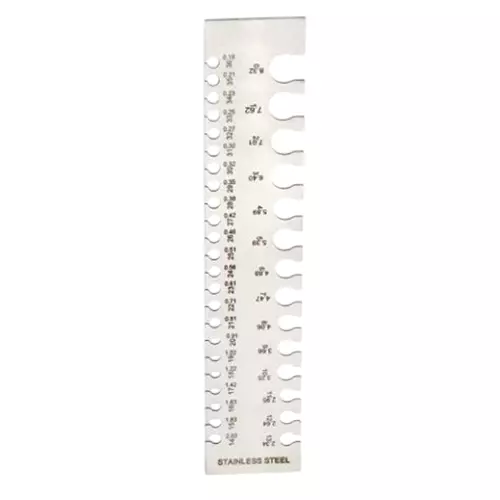 YADAV Precision Wire Gauge Patti Silver Measuring (1 to 36)