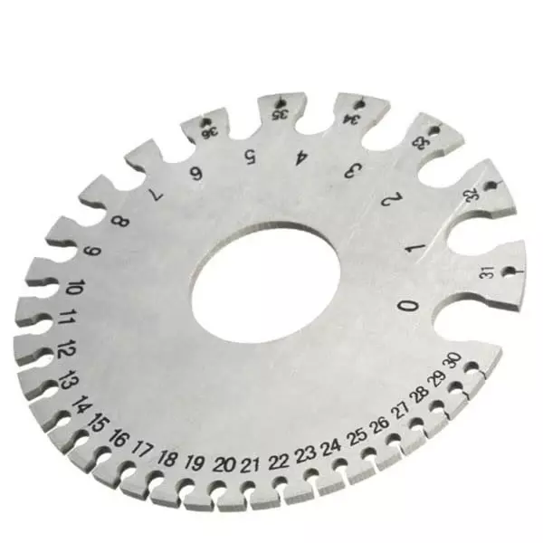 YADAV Wire & Sheet Measuring Gauge Round Stainless Steel Diameter and Thickness Tool