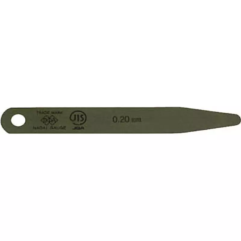 NAGAI GAUGES Clearance Gauge B Shape, 100B0.20 (0.20X12.7X100MM)