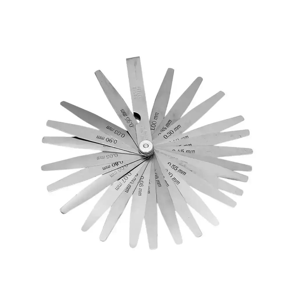 Buyohlic International Feeler Gauge with Stainless Steel Body Metric Measurement System & 26 Blades, 93-Q62E-LB3W (Pack of 3)