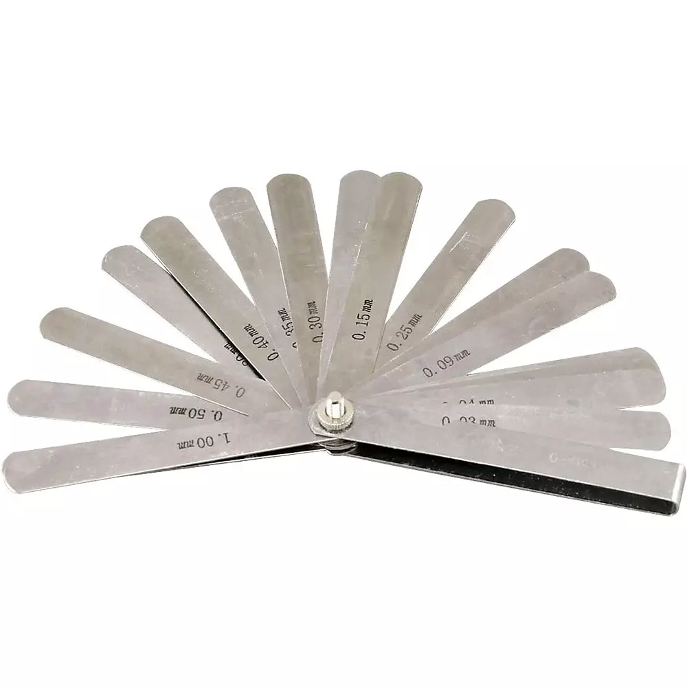 MonotaRO Feeler Gauge SK Hardened Steel 100 mm Leaf Length and 12.7 mm width, 100MY