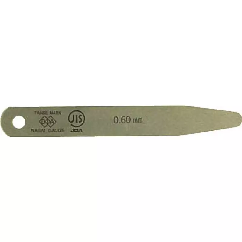 NAGAI GAUGES Clearance Gauge B Shape, 100B0.60 (0.60X12.7X100MM)