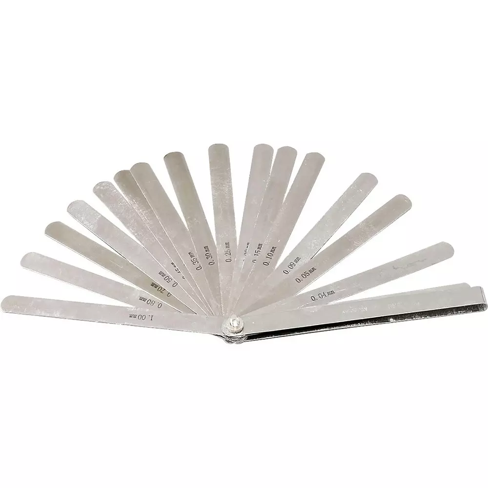 MonotaRO Feeler Gauge SK Hardened Steel 150 mm Leaf Length and 12.7 mm width, 150MY