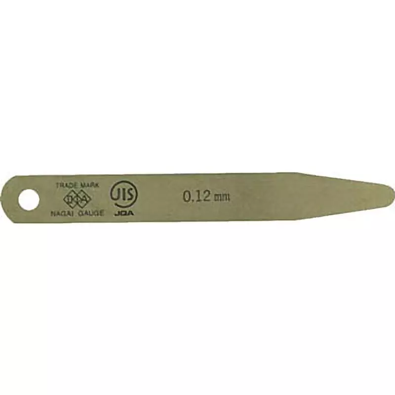 NAGAI GAUGES Clearance Gauge B Shape, 100B0.12 (0.12X12.7X100MM)
