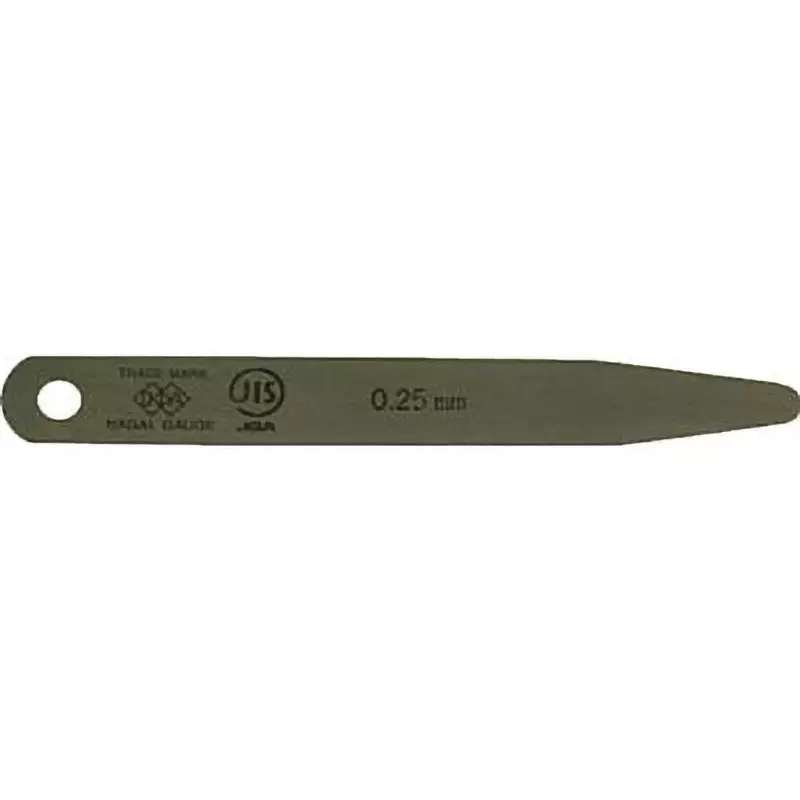 NAGAI GAUGES Clearance Gauge B Shape, 100B0.25 (0.25X12.7X100MM)