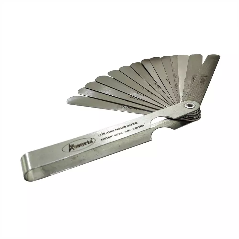 Assorts Metric Feeler Gauge Stainless Steel 0 to 100 mm 15 Blades