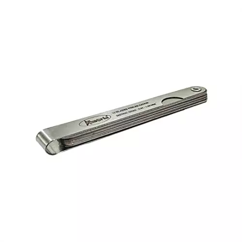 Assorts Thickness Metric Feeler Gauge Stainless Steel 0.05 to 1 mm 15 Blades