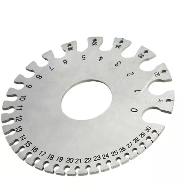 YADAV Wire Gage Stainless Steel Round Precision Wire Diameter Measurement Tool (0 to 36)