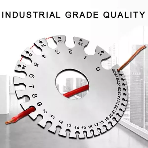 YADAV Wire Gage Stainless Steel Round Precision Wire Diameter Measurement Tool (0 to 36)
