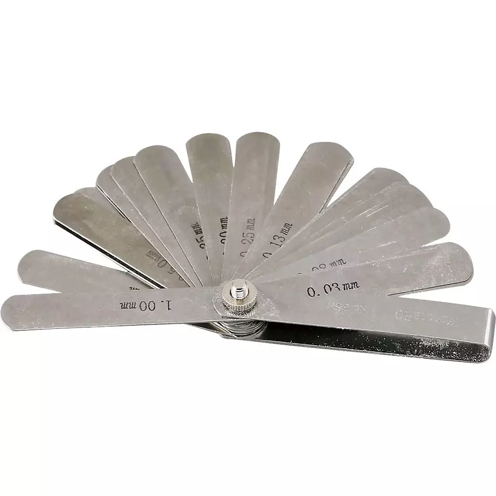 MonotaRO Feeler Gauge SK Hardened Steel 65 mm Leaf Length and 12.7 mm width, 65M