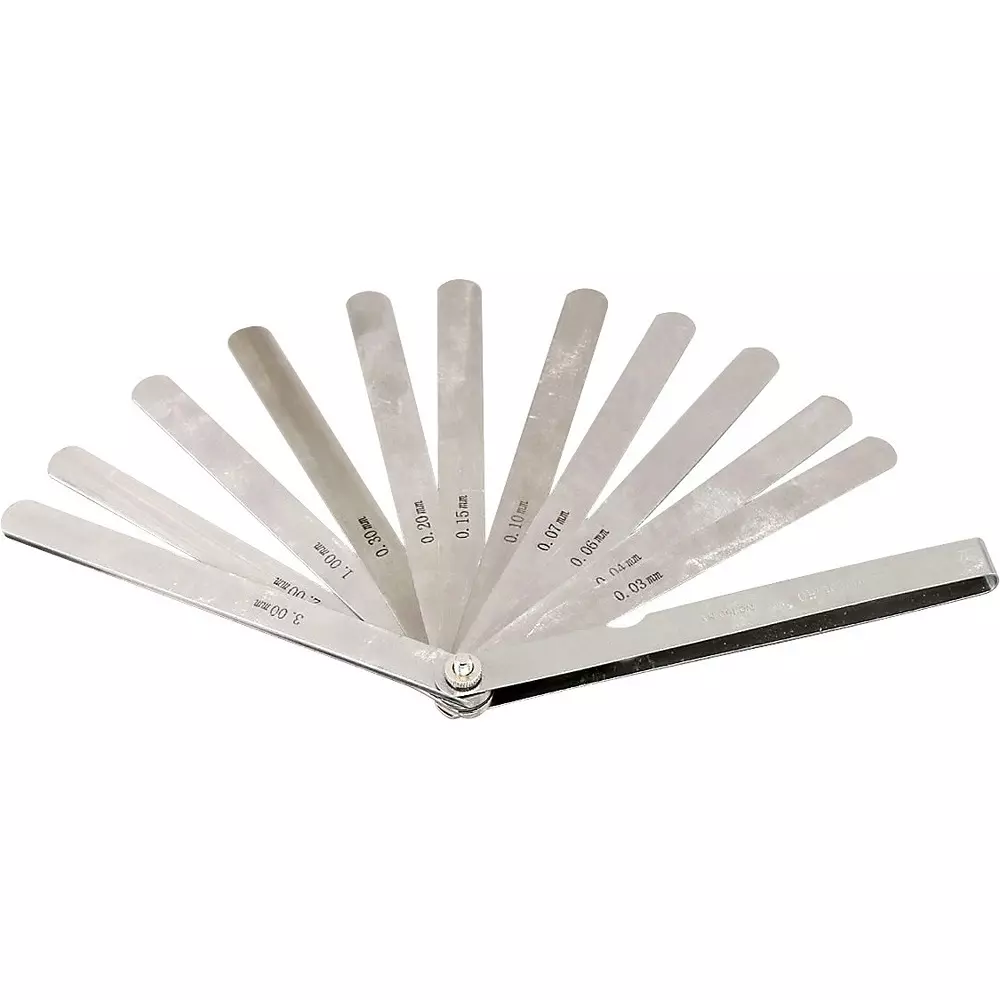 MonotaRO Feeler Gauge SK Hardened Steel 150 mm Leaf Length and 12.7 mm width, 150MX