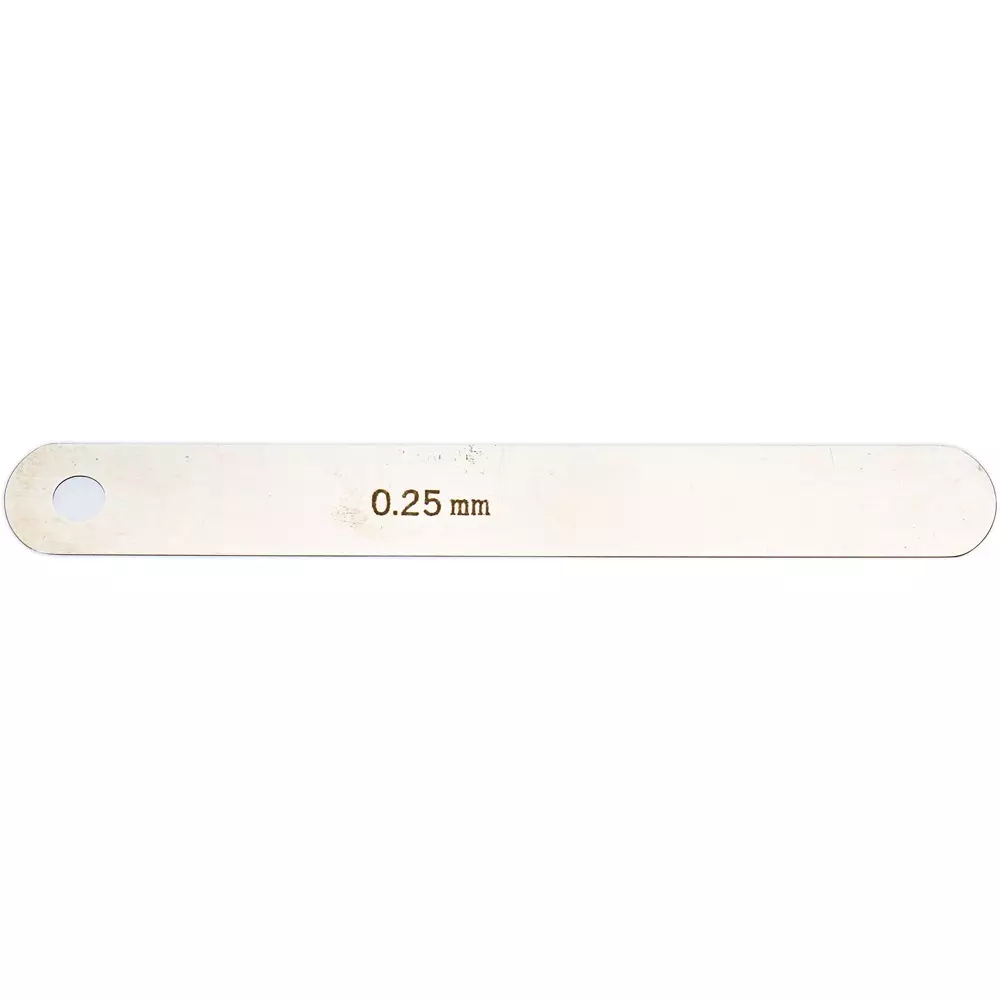 SHIM & GAUGE Feeler Gauge 0.25 mm Thickness 12.7 mm Width, 0.25X12.7X100L