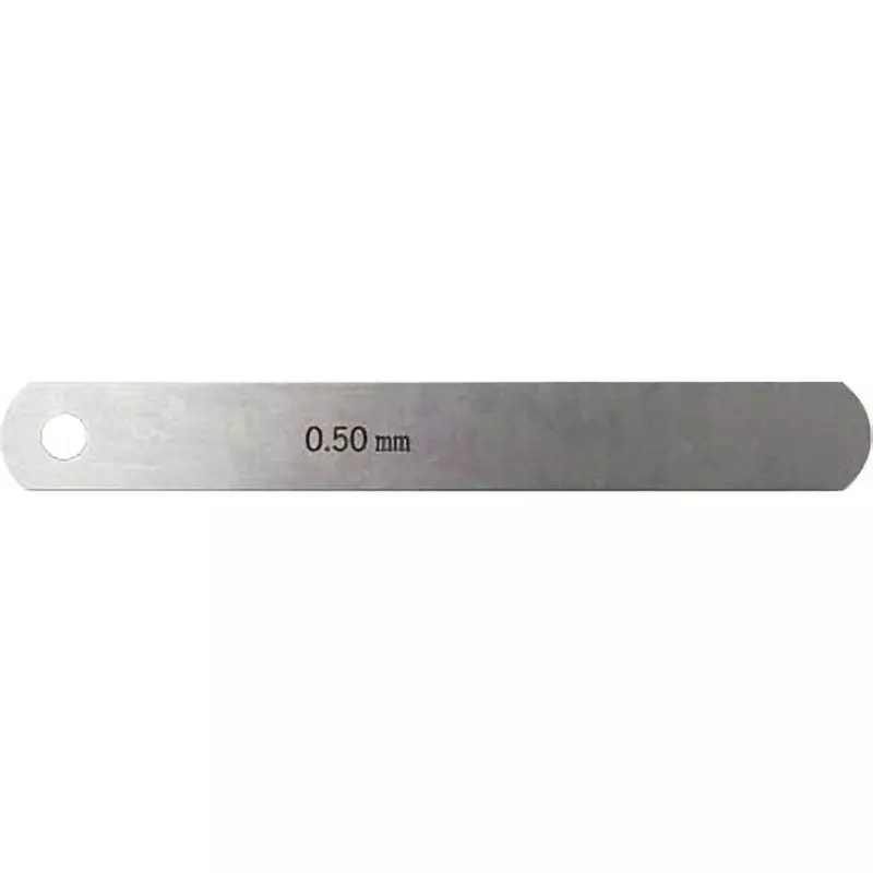 SHIM & GAUGE Feeler Gauge 0.5 mm Thickness 12.7 mm Width, 0.50X12.7X75L