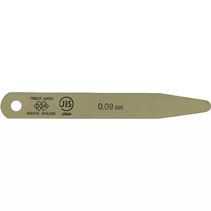 NAGAI GAUGES Clearance Gauge B Shape, 100B0.09 (0.09X12.7X100MM)