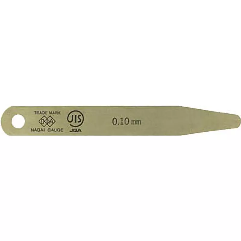 NAGAI GAUGES Clearance Gauge B Shape, 100B0.10 (0.10X12.7X100MM)