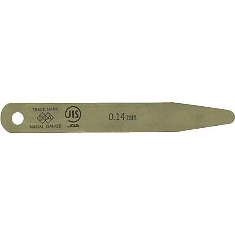 NAGAI GAUGES Clearance Gauge B Shape, 100B0.14 (0.14X12.7X100MM)